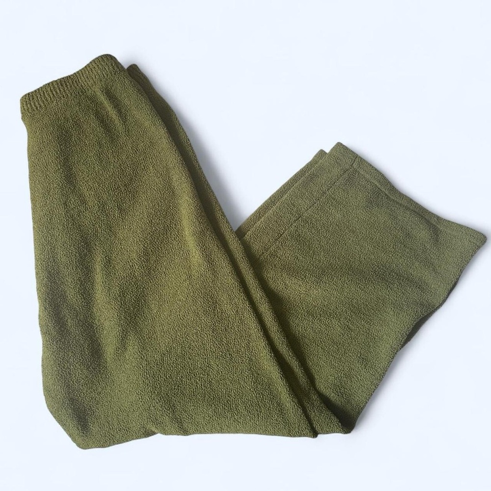 Double Zero Olive Green Coastline Mini Rib Pants – Size Small